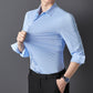 🌞Frisk vår med 50 % rabatt!👔Herrskjorta Slim Fit | Hög elasticitet & skrynkelfri | Ångfri skötsel | Andningsbar nylon-spandexblandning