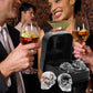 💀 🧊 DIY Silikonform Dödskalle Isbitar – Livsmedelsgodkänd, Långsamt Smältande & Perfekt För Whiskey, Cocktails & Halloweenfester 🎃