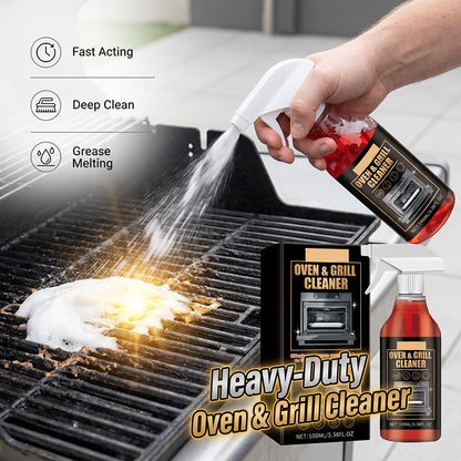 🧼 KÖP 2, FÅ 1 GRATIS! ✨ Rengöringsspray för ugn och grill – löser upp fett på 5 minuter, ingen skrubbning och tar bort lukter 🔥