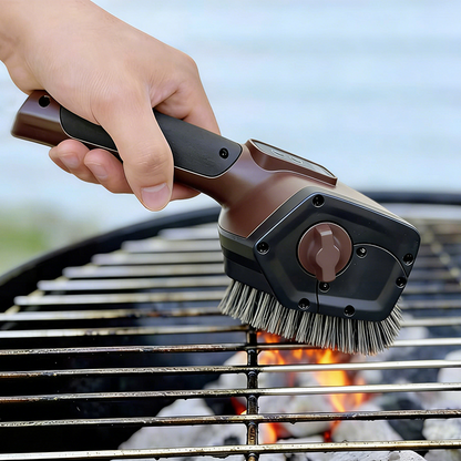 🔥HET SALU🔥 Elektrisk BBQ-tvästborste med LED-lampa 🧼✨