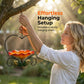 🐦 Få 50 % rabatt nu! 💖 Hjärtformad fågelmatare – blommönster, hängande, rostfri, perfekt för din trädgård eller balkong 🏡