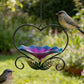 🐦 Få 50 % rabatt nu! 💖 Hjärtformad fågelmatare – blommönster, hängande, rostfri, perfekt för din trädgård eller balkong 🏡