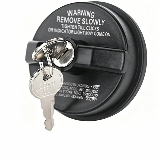 Slitstark tanklock med lås och nycklar