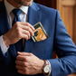 💳✨ Retro konstnärligt kortfodral – Rostfritt stål & ultratunn!