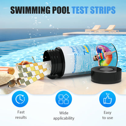 🌊✨ Pool & Spa teststickor – Snabb vattenkontroll av pH, klor & alkalinitet på sekunder!