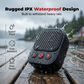 💧🔊 IPX5 vattentät Bluetooth-högtalare – TWS stereo & magnetisk klämma för vandring & cykel!