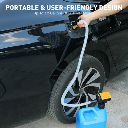 ⛽✨ Autostoppande bränslepump – Förhindrar spill & batteridriven för båt, ATV & traktor!