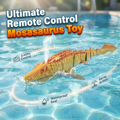 2.4G RC Mosasaurus Simleksak med Spray