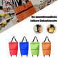 🧳 2‑i‑1 Hopfällbar Shoppingvagn – Stor Kapacitet & Slitstarkt Oxford-tyg – Perfekt för Matbutik, Marknad, Camping & Resor 🌿