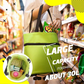 🧳 2‑i‑1 Hopfällbar Shoppingvagn – Stor Kapacitet & Slitstarkt Oxford-tyg – Perfekt för Matbutik, Marknad, Camping & Resor 🌿