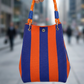 👜✨50% RABATT! Randig stickad hinkväska – Rymlig & stilfull för semester och vardag!