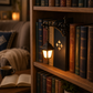 Miniatyr retro gatlykta bokstöd lampa