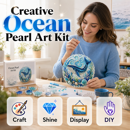 🔥🎁Nyhet 50 % RABATT🔥DIY Ocean Pärlmålning Hängande Skylt