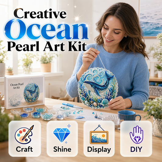 🔥🎁Nyhet 50 % RABATT🔥DIY Ocean Pärlmålning Hängande Skylt
