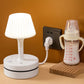 ❄️ 50 % rabatt under en begränsad tid! 💡 Nattlampa med eluttag och USB-port – snygg sänglampa med laddstation, lämplig för sovrum, arbetsrum och studentrum.