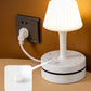 ❄️ 50 % rabatt under en begränsad tid! 💡 Nattlampa med eluttag och USB-port – snygg sänglampa med laddstation, lämplig för sovrum, arbetsrum och studentrum.