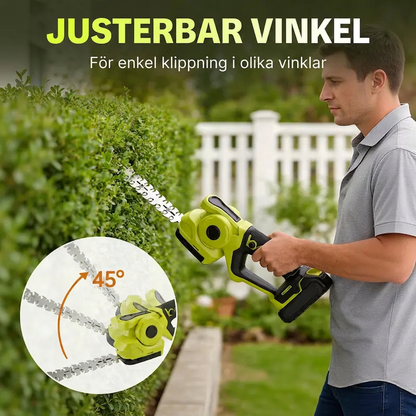 🌿🔥 50 % RABATT – 2-I-1 SLADDLÖS HÄCKSAX & GRÄSSAX – KRAFTFULL 1300 RPM, JUSTERBART HUVUD & LÄTT DESIGN FÖR ENKLARE TRÄDGÅRDSSKÖTSEL! ✂️
