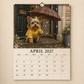 🔥🎁Nyhet 50 % RABATT🔥Väggkalender med Yorkshire Terrier 2027