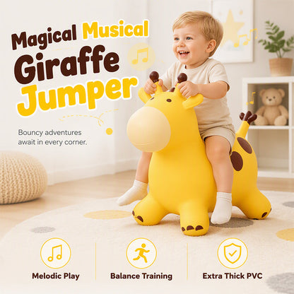 🦒🎵 MUSIKALISK GIRAFFSTUDSARE FÖR BARN – ROLIG AKTIV LEK SOM TRÄNAR BALANS & RÖRELSEGLÄDJE HEMMA! 💛