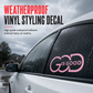 God Is Good Car Sticker Rear Window and Vehicle Body Decorative Decal