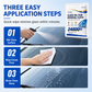 Cerium Oxide Car Glass Oil Film Removal Polishing Wipes Gentle Windshield Deep Cleaning Cloth for Heavy Oil Film