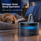 🐾 REA! Automatisk vattenfontän 3,2L med infraröd sensor – tyst USB‑driven, friskt rinnande vatten för katter & hundar