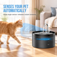 🐾 REA! Automatisk vattenfontän 3,2L med infraröd sensor – tyst USB‑driven, friskt rinnande vatten för katter & hundar