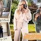 Dames Zachte en Comfortabele 2-delige Loungewear Set