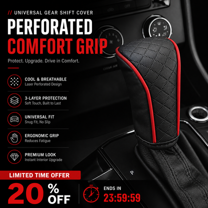 📢📢50% OFF !! ⏰Breathable Universal Car Gear Shift Knob Cover