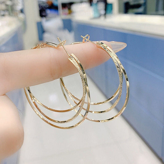 ✨tripple hoop diamantörhängen (50%rabatt)