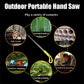 Portable hand saw for outdoor use