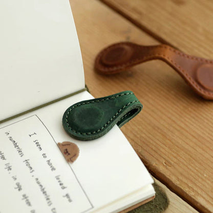 [Best Gift] Vintage Magnetic Leather Bookmark